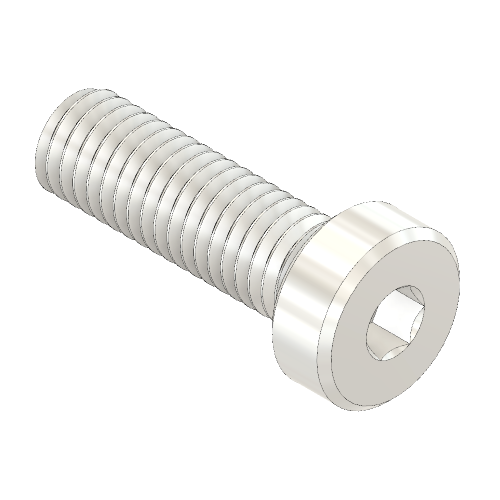 M5X20LHSCS-0 MODULAR SOLUTIONS ZINC PLATED FASTENER<br>M5 X 20 LOW HEAD SOCKET CAP SCREW